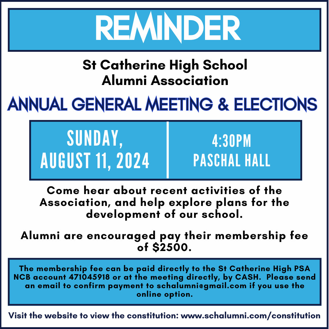 AGM Reminder